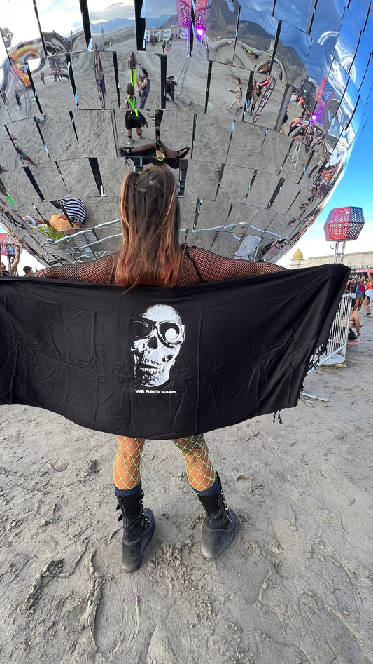Rave Skull Head Pashmina