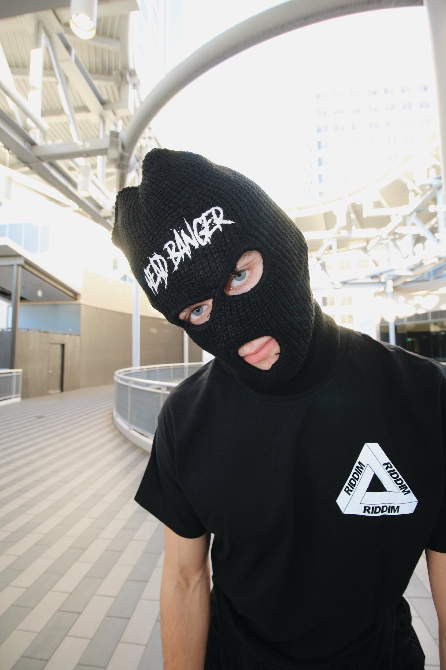 Black Head Banger Ski Mask