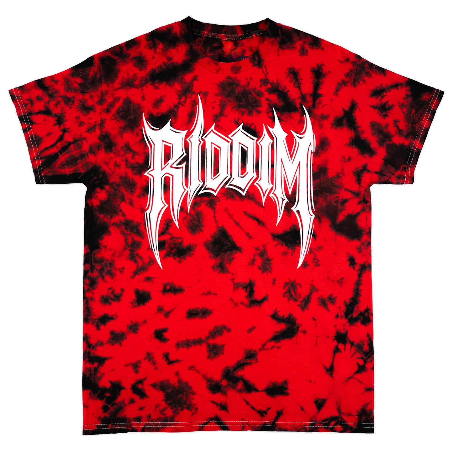 Riddim Red and Black Tie-Dye Rave Tee