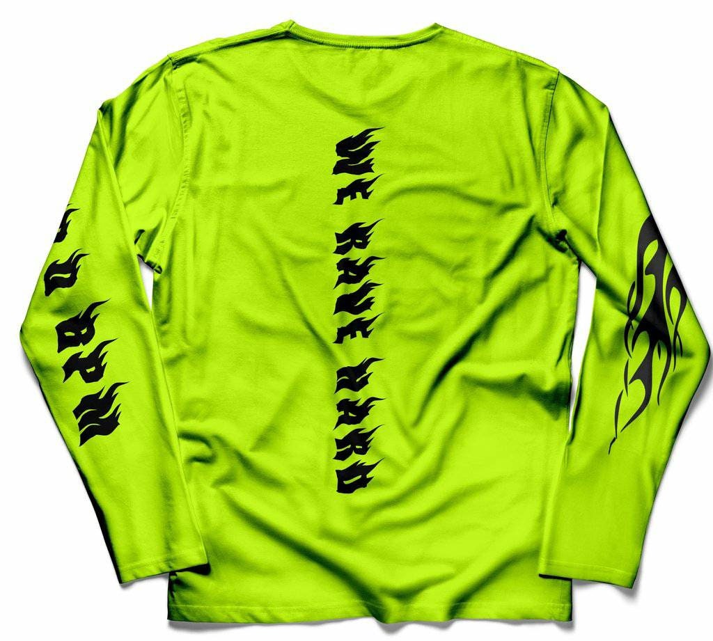 Neon Hardcore Skull Long Sleeve- Rave Hoodie, Music Festival pullover , Rave hoodie For Men, EDM hoodie , Rave Merch, Unisex Rave hoodie