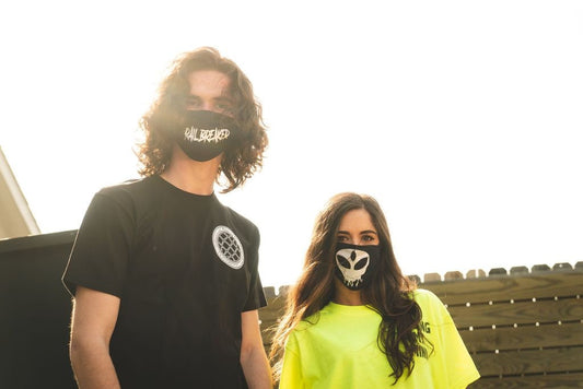 Trippy Alien Rave Face Mask