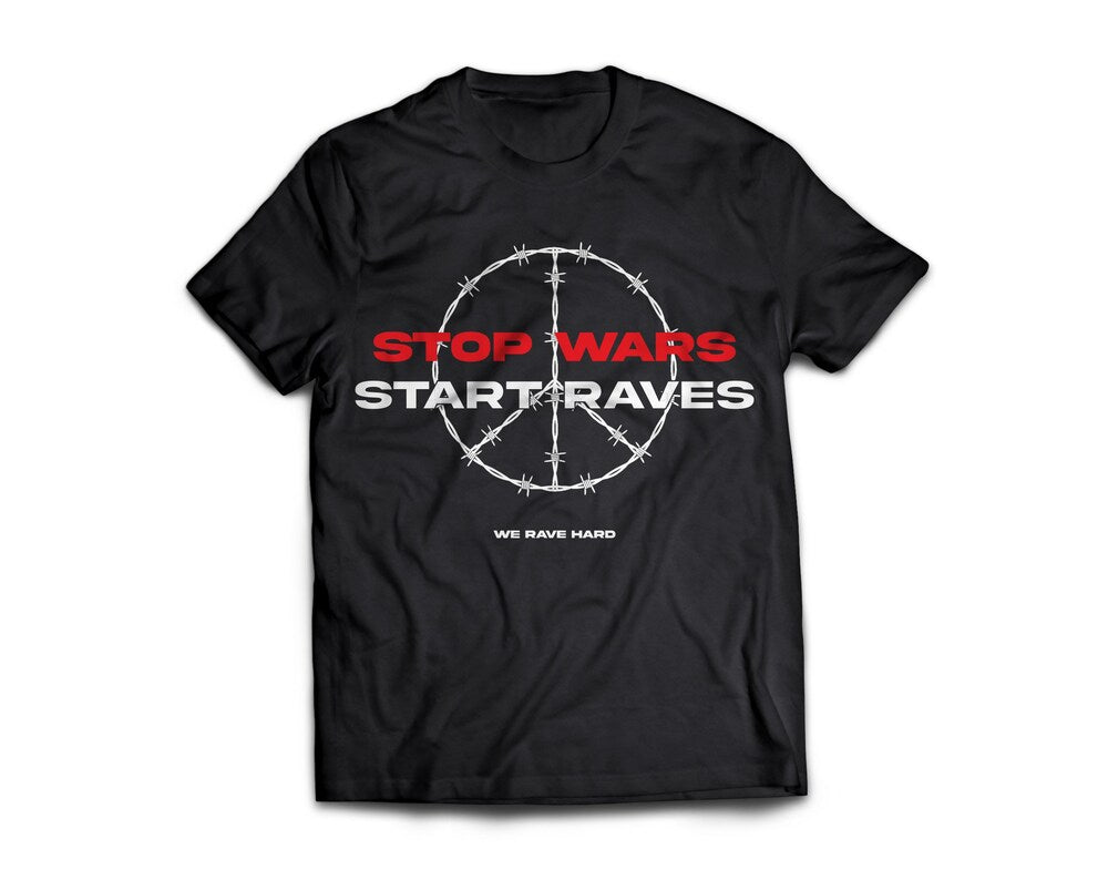Stop Wars Start Raves Festival T-shirt