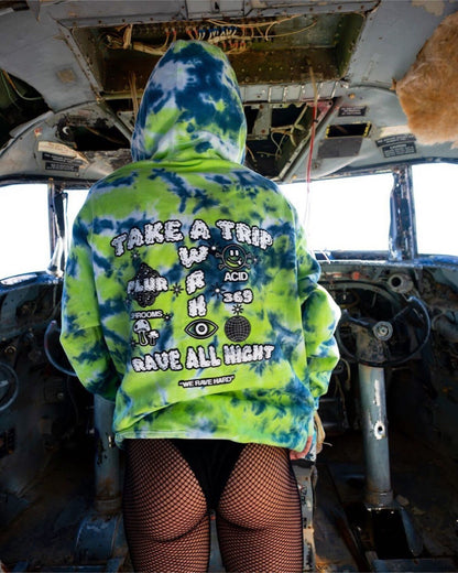 Take a Trip Hoodie – WRH Psychedelic Rave Pullover
