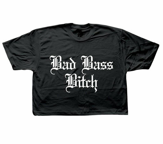 Bad Bass Bitch Crop Top- Rave Tank, Music Festival Top, Rave tank top  For girls, EDM Tank Top, Rave Merch, Unisex Rave Shirt