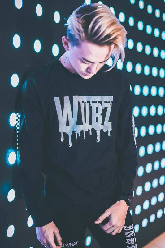 WUBZ Long Sleeve Tee- Rave Hoodie, Music Festival pullover , Rave hoodie For Men, EDM hoodie , Rave Merch, Unisex Rave hoodie
