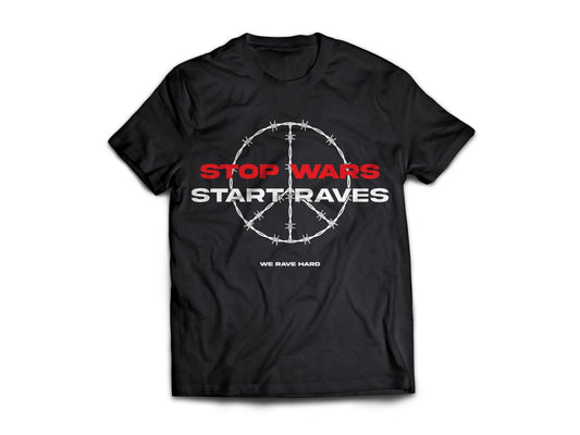 Stop Wars Start Raves Festival T-Shirt