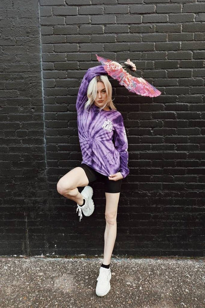 Wavy Vibes Tie Dye Long Sleeve