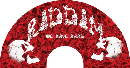 Riddim Blood Red Fan