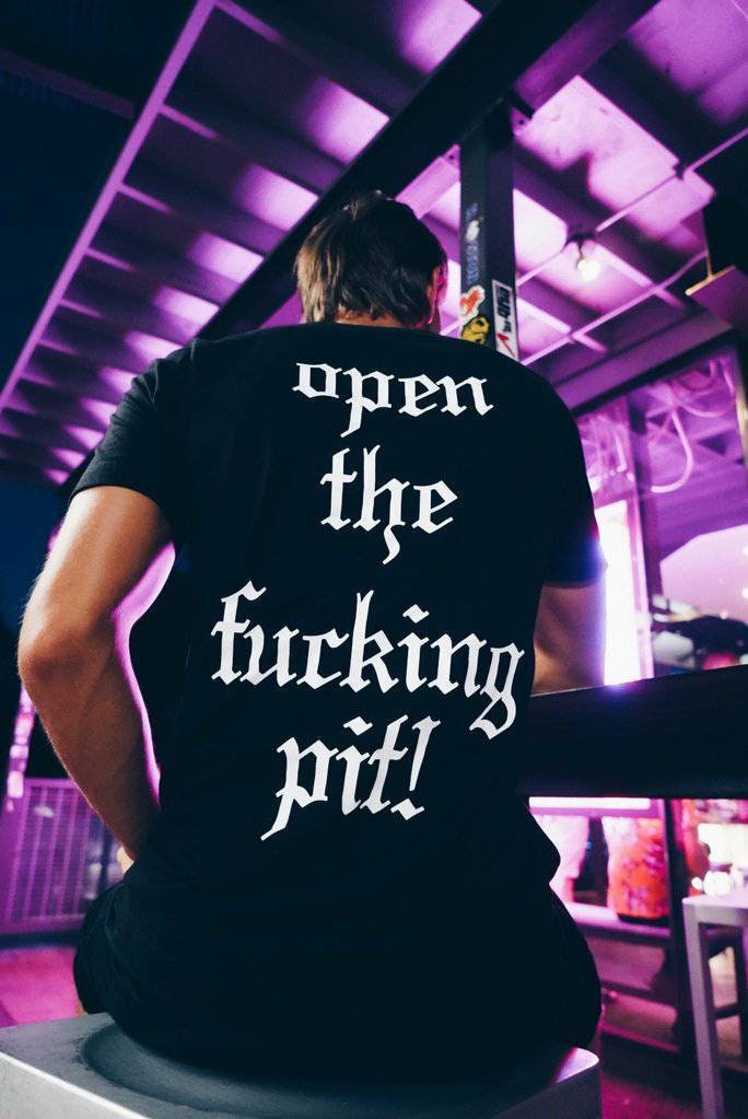 Open Up The Pit Rave T-shirt