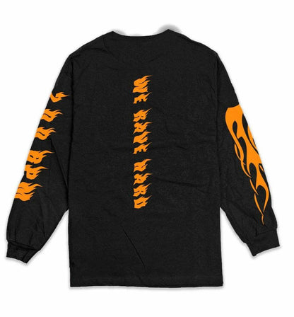 Neon Hardcore Skull Long Sleeve