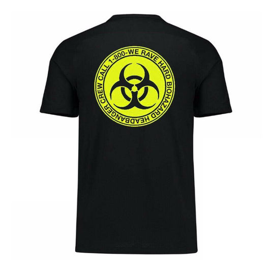 Biohazard Head Banger Rave T-shirt - Music Festival T-shirt, Rave Shirt For Men, EDM Shirt, Rave Merch, Unisex Rave Shirt