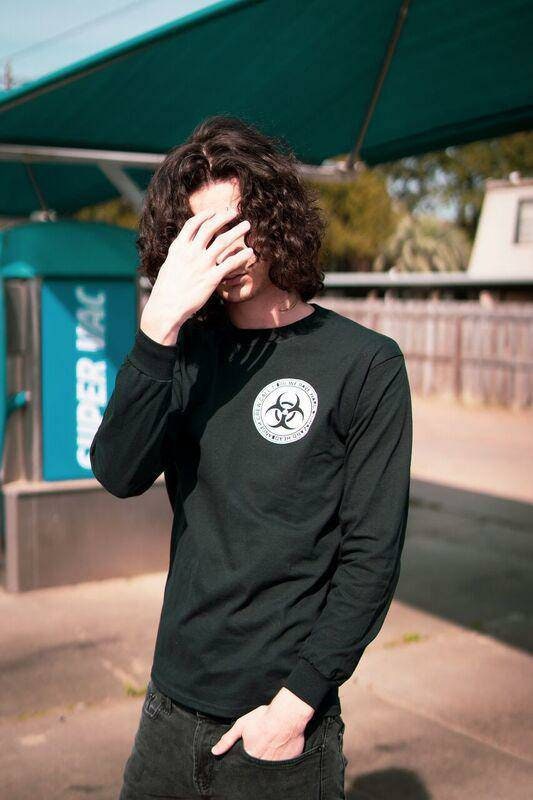 Biohazard Head Banger long sleeve -  Rave T-shirt, Music Festival T-shirt, Rave Shirt For Men, EDM Shirt, Rave Merch, Unisex Rave Shirt