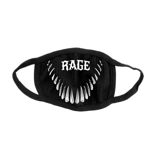 Rage Face Mask - Rave mask, festival face mask, EDM face mask, riddim face mask, dub step face mask