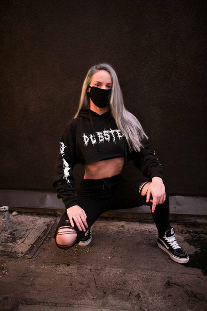 Dubstep Crop Top Hoodie