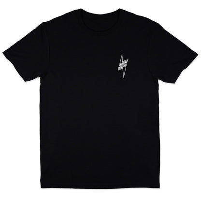 House Music Reflective Lightning Bolt Rave Tee